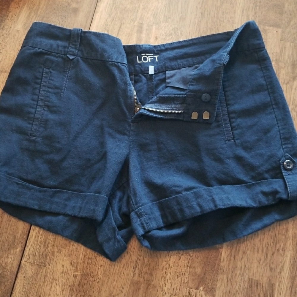 Loft Navy Shorts